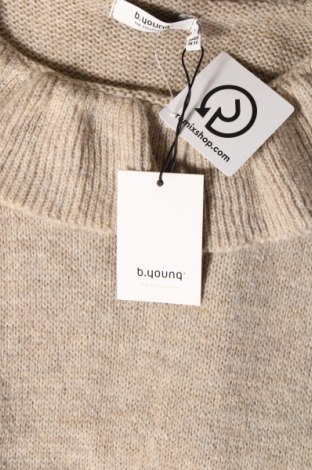 Дамски пуловер B.Young, Размер L, Цвят Бежов, Цена 33,75 лв.