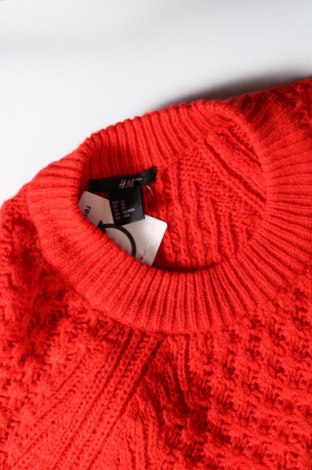 Дамски пуловер H&M, Размер M, Цвят Червен, Цена 42,40 лв.