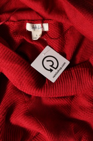 Γυναικείο πουλόβερ Style & Co, Μέγεθος L, Χρώμα Κόκκινο, Τιμή 22,27 €