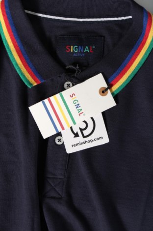 Мъжка тениска Signal, Размер XL, Цвят Син, Цена 91,00 лв.