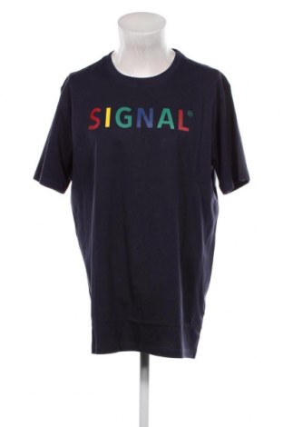 Мъжка тениска Signal, Размер XL, Цвят Син, Памук, Цена 59,15 лв.