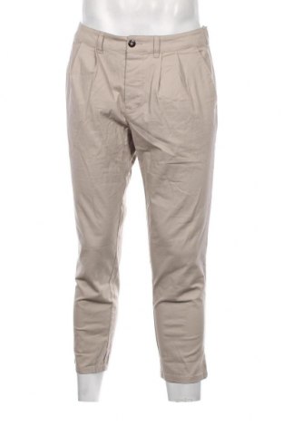 Мъжки панталон ASOS, Размер L, Цвят Бежов, 97% памук, 3% еластан, Цена 60,00 лв.