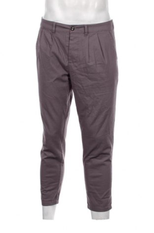 Мъжки панталон ASOS, Размер L, Цвят Сив, 97% памук, 3% еластан, Цена 60,00 лв.