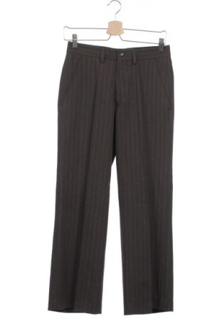 Мъжки панталон Bertoni, Размер XS, Цвят Кафяв, 69% вълна, 29% полиестер, 2% еластан, Цена 60,00 лв.