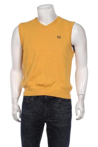 Мъжки пуловер Chaps, Размер M, Цвят Жълт, Памук, Цена 36,00 лв.
