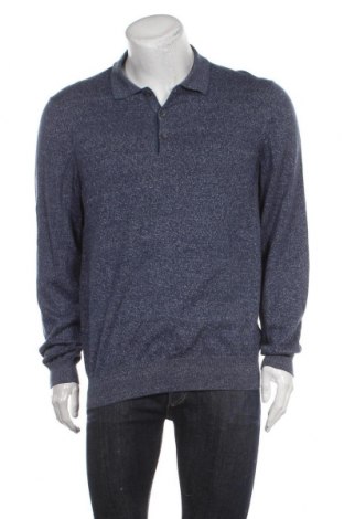 Мъжки пуловер Hugo Boss, Размер XL, Цвят Многоцветен, 80% памук, 20% лен, Цена 135,00 лв.