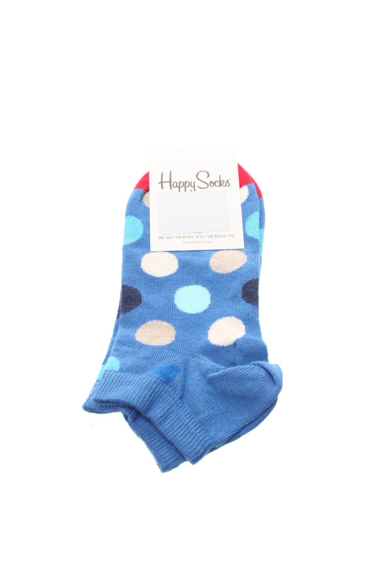 Κάλτσες Happy Socks, Μέγεθος S, Χρώμα Μπλέ, 86% βαμβάκι, 12% πολυαμίδη, 2% ελαστάνη, Τιμή 4,49 €