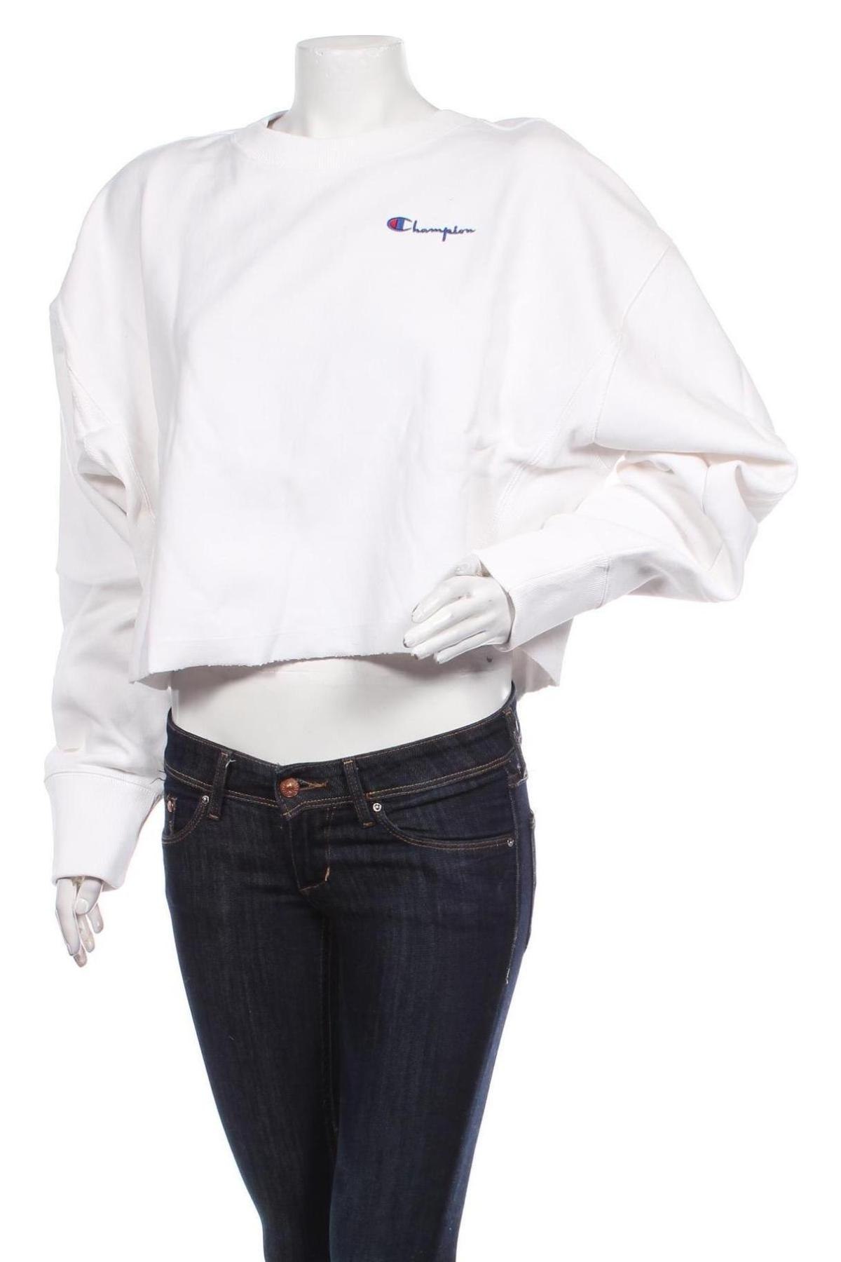 Γυναικεία μπλούζα Champion, Μέγεθος XL, Χρώμα Εκρού, Βαμβάκι, Τιμή 42,55 €
