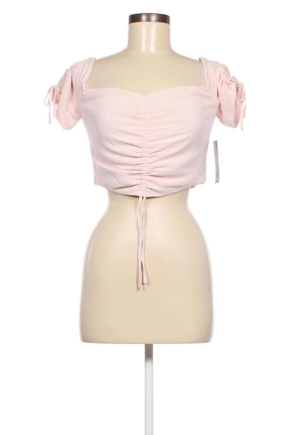 Γυναικεία μπλούζα NA-KD, Μέγεθος L, Χρώμα Ρόζ , Πολυεστέρας, Τιμή 44,53 €