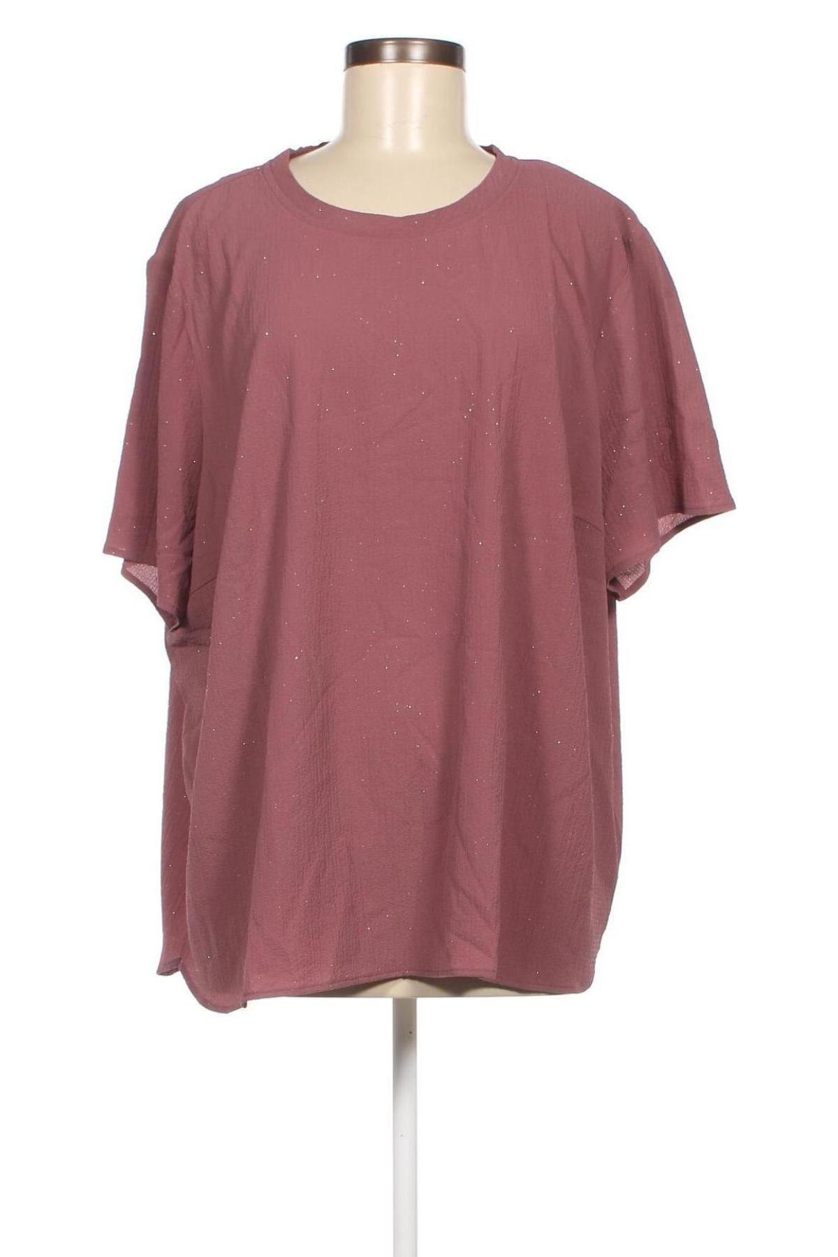 Дамска блуза Vero Moda, Размер 3XL, Цвят Пепел от рози, 99% полиестер, 1% еластан, Цена 67,20 лв.