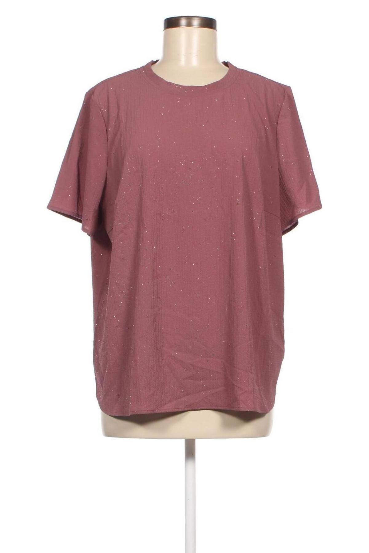 Дамска блуза Vero Moda, Размер XL, Цвят Пепел от рози, 99% полиестер, 1% еластан, Цена 67,20 лв.
