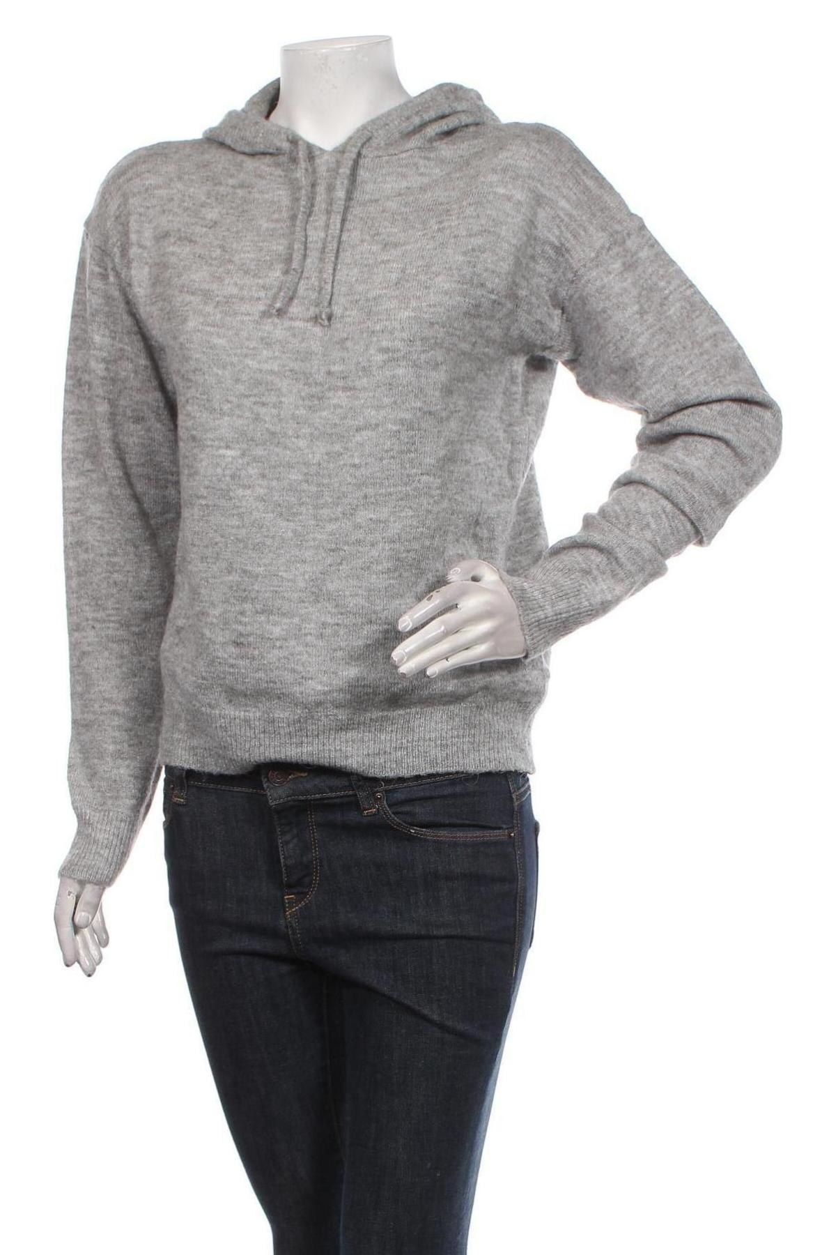 Дамски пуловер Gina Tricot, Размер M, Цвят Сив, Цена 53,00 лв.