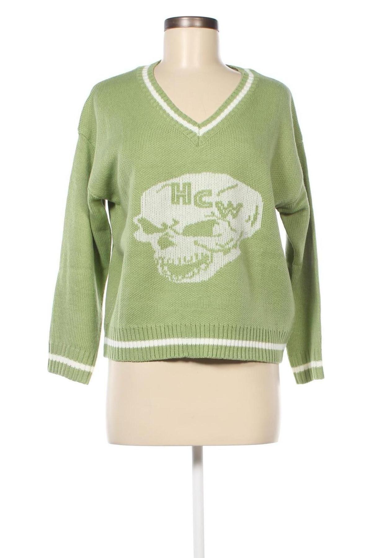 Дамски пуловер SHEIN, Размер S, Цвят Зелен, Цена 36,00 лв.