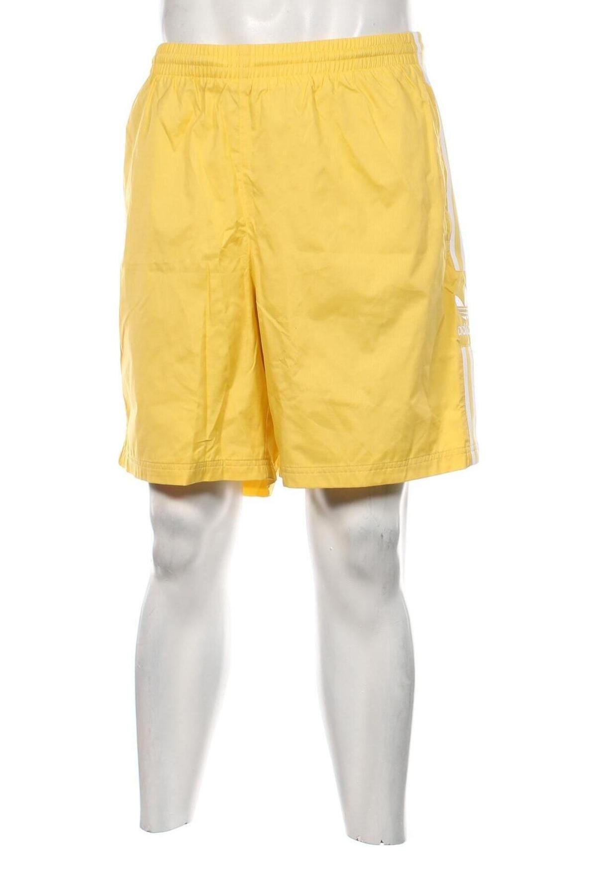 Мъжки къс панталон Adidas Originals, Размер XL, Цвят Жълт, Полиестер, Цена 82,55 лв.