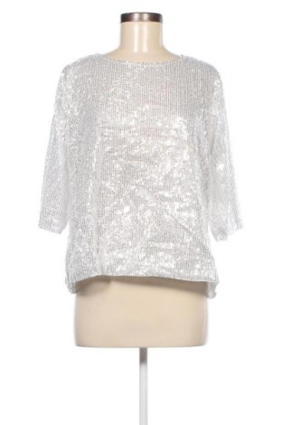 Дамска блуза, Размер 3XL, Цвят Сребрист, Цена 18,05 лв.
