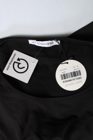 Дамска блуза Atmos & Here, Размер 4XL, Цвят Черен, Цена 25,92 лв.