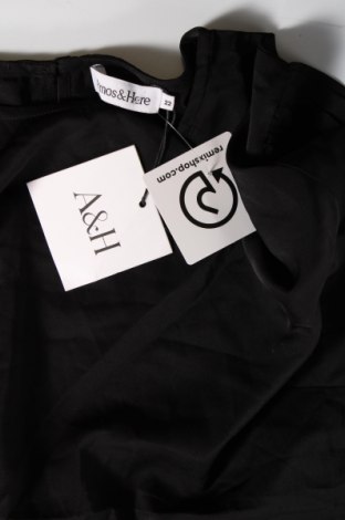 Дамска блуза Atmos & Here, Размер 3XL, Цвят Черен, Цена 72,00 лв.