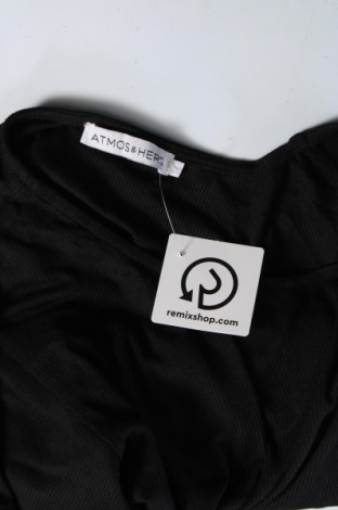Γυναικεία μπλούζα Atmos & Here, Μέγεθος XL, Χρώμα Μαύρο, Τιμή 5,94 €
