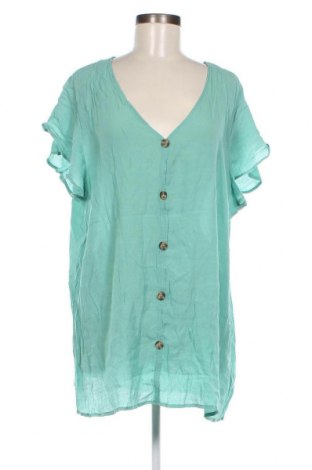 Γυναικεία μπλούζα Avella, Μέγεθος 3XL, Χρώμα Πράσινο, Τιμή 9,28 €
