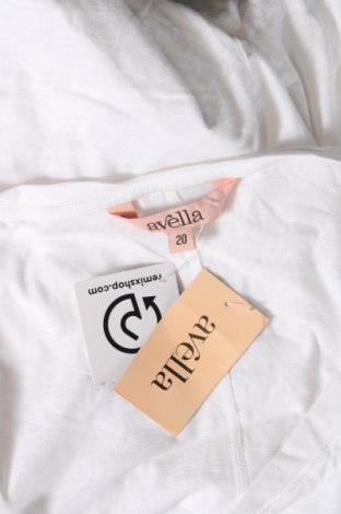 Γυναικεία μπλούζα Avella, Μέγεθος XXL, Χρώμα Λευκό, Τιμή 15,15 €