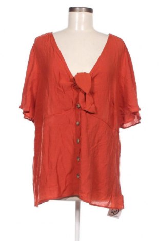 Γυναικεία μπλούζα Avella, Μέγεθος 4XL, Χρώμα Πορτοκαλί, Τιμή 6,82 €