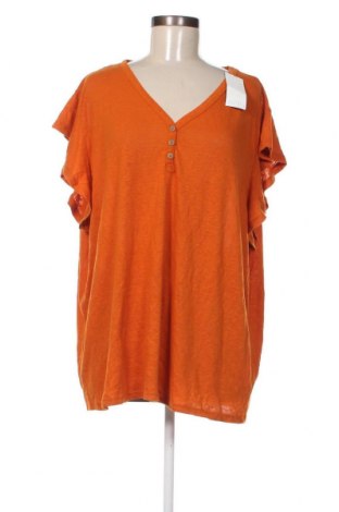 Γυναικεία μπλούζα Avella, Μέγεθος 3XL, Χρώμα Πορτοκαλί, Τιμή 16,30 €