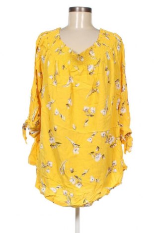 Γυναικεία μπλούζα Beme, Μέγεθος 4XL, Χρώμα Κίτρινο, Τιμή 6,58 €