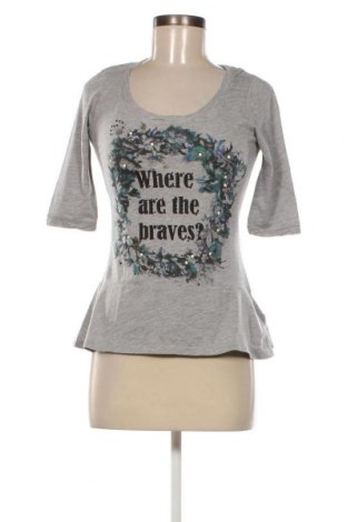 Γυναικεία μπλούζα Bershka, Μέγεθος M, Χρώμα Γκρί, Τιμή 3,17 €
