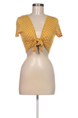 Дамска блуза Boohoo, Размер XS, Цвят Жълт, Цена 5,05 лв.