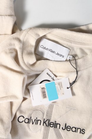 Дамска блуза Calvin Klein Jeans, Размер M, Цвят Екрю, Цена 102,09 лв.