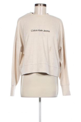 Дамска блуза Calvin Klein Jeans, Размер M, Цвят Екрю, Цена 102,09 лв.