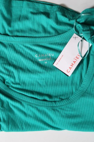 Γυναικεία μπλούζα Camaieu, Μέγεθος XS, Χρώμα Πράσινο, Τιμή 4,79 €