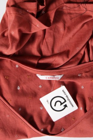 Дамска блуза Camaieu, Размер M, Цвят Кафяв, Цена 8,99 лв.