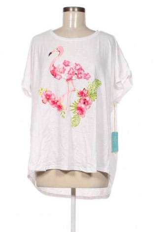 Γυναικεία μπλούζα Caribbean Joe, Μέγεθος XXL, Χρώμα Λευκό, Τιμή 43,20 €