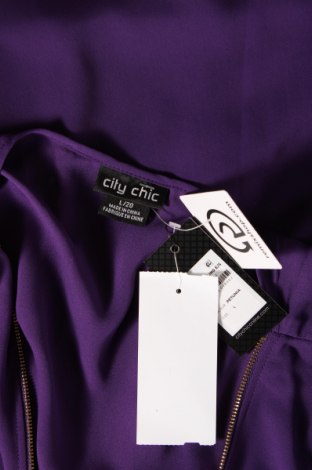 Damen Shirt City Chic, Größe L, Farbe Lila, Preis 9,06 €