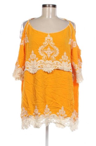 Γυναικεία μπλούζα Crossroads, Μέγεθος XXL, Χρώμα Κίτρινο, Τιμή 37,41 €