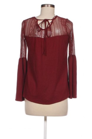 Дамска блуза Desigual, Размер XS, Цвят Червен, Цена 67,32 лв.