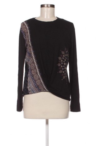 Γυναικεία μπλούζα Desigual, Μέγεθος S, Χρώμα Μαύρο, Τιμή 20,72 €