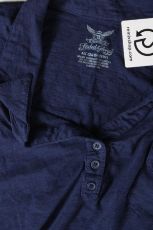 Damen Shirt Faded Glory, Größe 4XL, Farbe Blau, Preis € 9,92