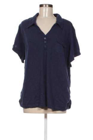 Γυναικεία μπλούζα Faded Glory, Μέγεθος 4XL, Χρώμα Μπλέ, Τιμή 10,58 €