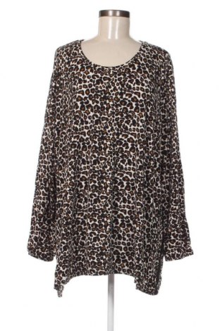 Γυναικεία μπλούζα Frapp, Μέγεθος 3XL, Χρώμα Πολύχρωμο, Τιμή 8,91 €