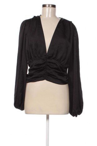 Γυναικεία μπλούζα Gina Tricot, Μέγεθος XL, Χρώμα Μαύρο, Τιμή 5,94 €