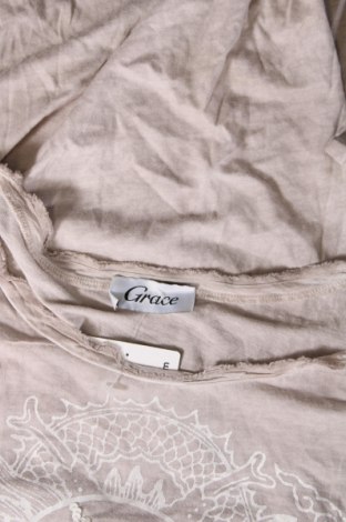 Дамска блуза Grace, Размер S, Цвят Кафяв, Цена 5,13 лв.