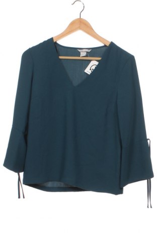 Γυναικεία μπλούζα H&M, Μέγεθος XS, Χρώμα Πράσινο, Τιμή 2,24 €