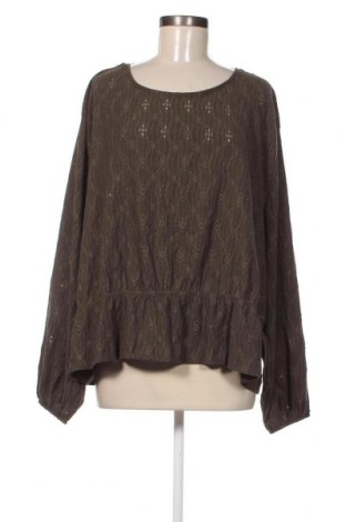 Γυναικεία μπλούζα H&M, Μέγεθος 3XL, Χρώμα Πράσινο, Τιμή 4,70 €