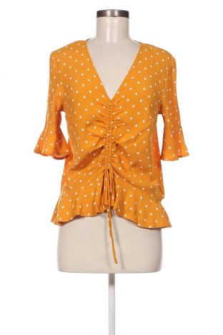 Дамска блуза H&M, Размер S, Цвят Жълт, Цена 7,60 лв.
