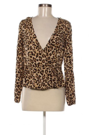 Дамска блуза H&M, Размер M, Цвят Кафяв, Цена 15,64 лв.