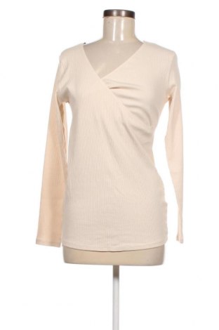 Дамска блуза H&M Mama, Размер M, Цвят Екрю, Цена 18,29 лв.