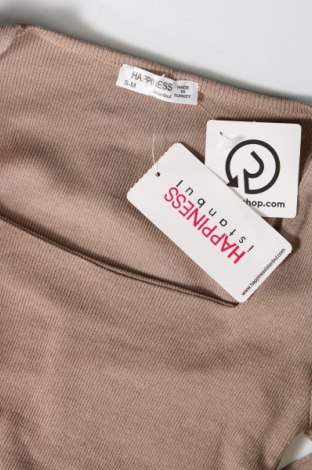 Γυναικεία μπλούζα Happiness Istanbul, Μέγεθος S, Χρώμα  Μπέζ, Τιμή 15,98 €