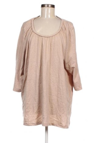 Γυναικεία μπλούζα Janina, Μέγεθος 5XL, Χρώμα  Μπέζ, Τιμή 8,93 €